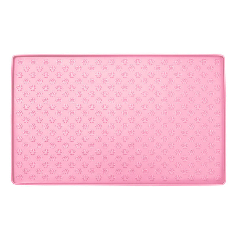 Waterproof Silicone Dog & Cat Feeding Mat – Non-Slip, Easy to Clean, Large Size